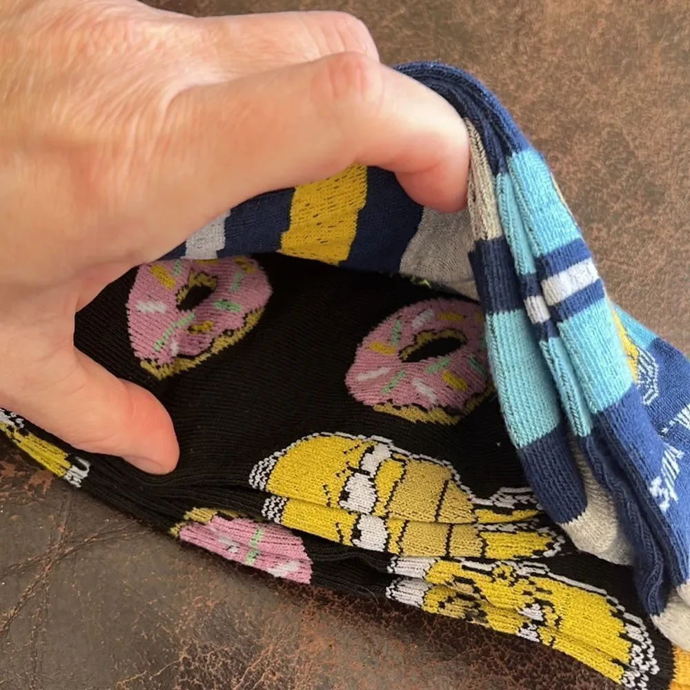 The Simpsons Crew Socks Bart/Homer ONLY